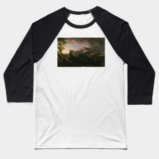 The Savage State from The Course of Empire by Thomas Cole Baseball T-Shirt